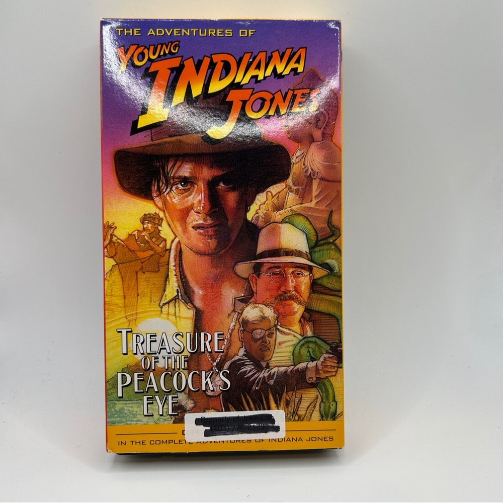Young Indiana Jones VHS - Treasure of the Peacock's Eye